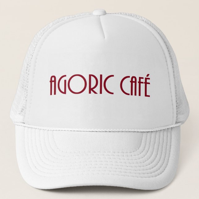 Aalgorithc Café Trucker Hat Truckerkappe (Vorderseite)