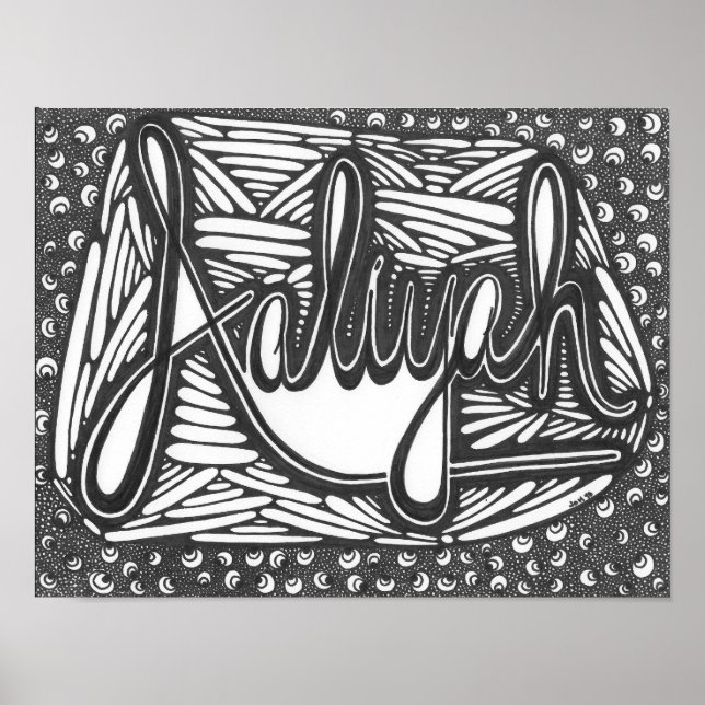 Aaliyah Poster (Vorne)