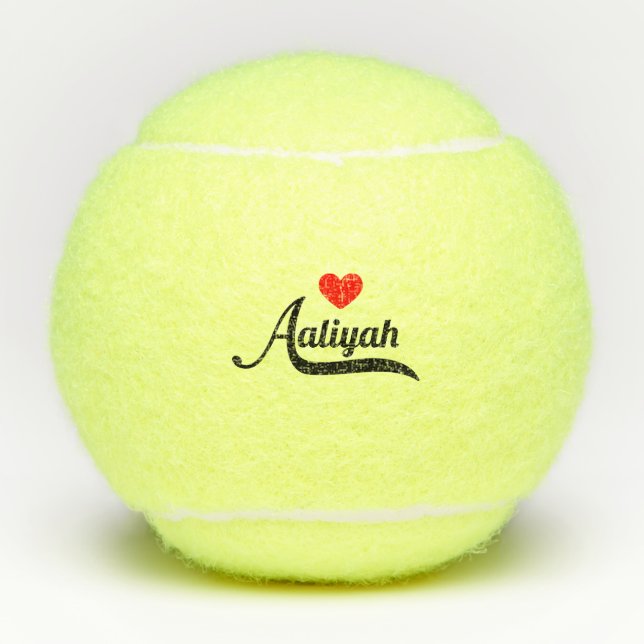 Aaliyah Tennisbälle (Vorderseite)