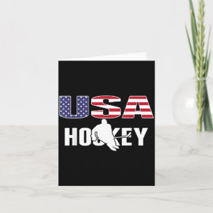 Aamerica Eishockey-Liebhaber Jersey - USA-Flagge Karte