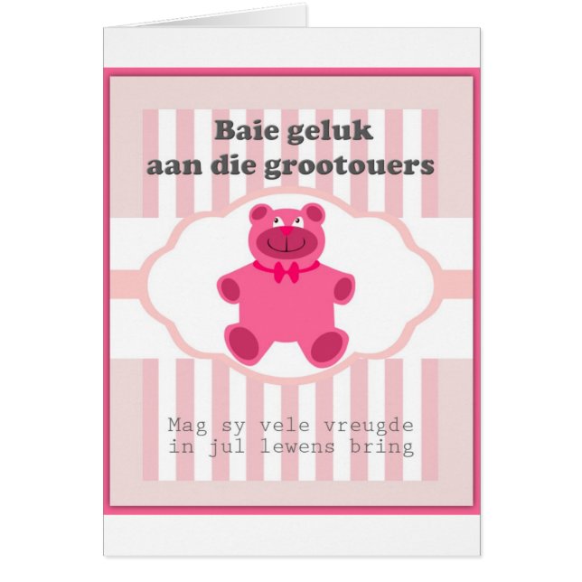 Aan Baie geluk die grootouers (Vorne)