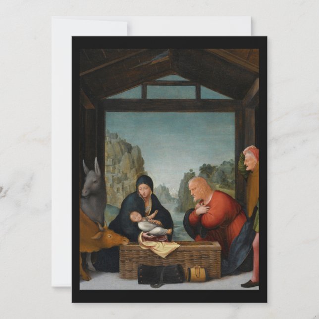 Aanbidding der Herders Abiding Shepherds (Vorderseite)