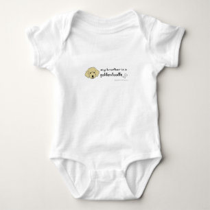 aaoct6e mein Bruder ist ein goldendoodle - mehr Ra Baby Strampler