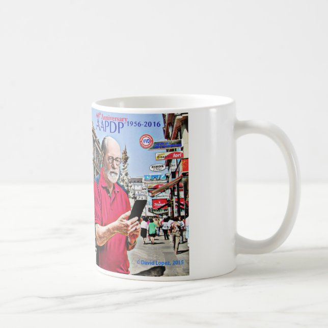 AAPDP 60. Jahrestags-Kaffee-Tasse Kaffeetasse (Rechts)