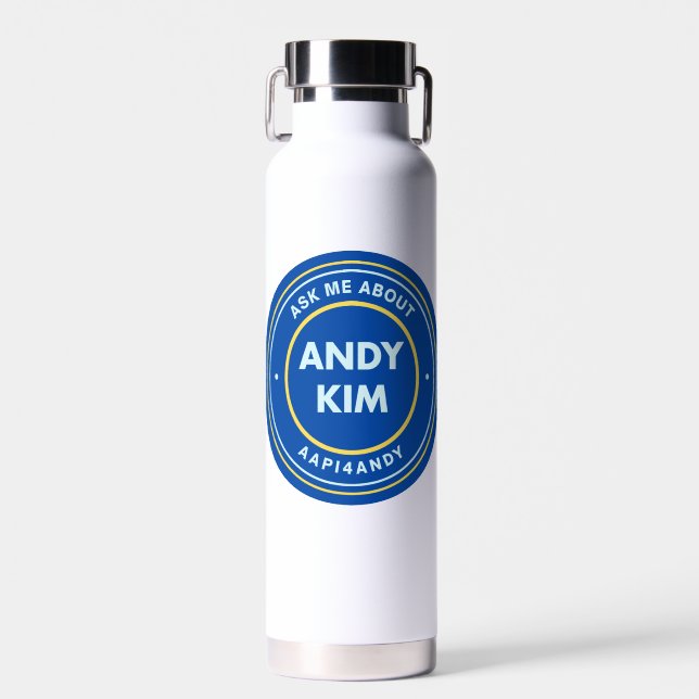 AAPI4Andy Kim Wasserflasche Trinkflasche (Vorne)