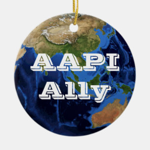 AAPI Ally Keramik Ornament
