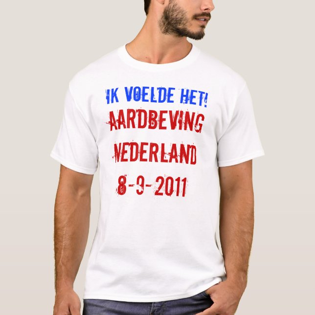 Aardbeving T-Shirt (Vorderseite)