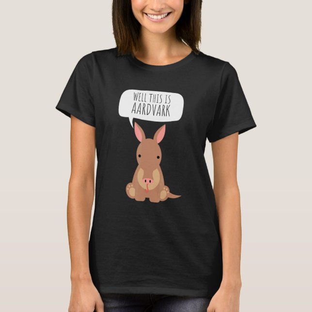 Aardvark Anteater African Ant Bear Edentate Armadi T-Shirt (Vorderseite)