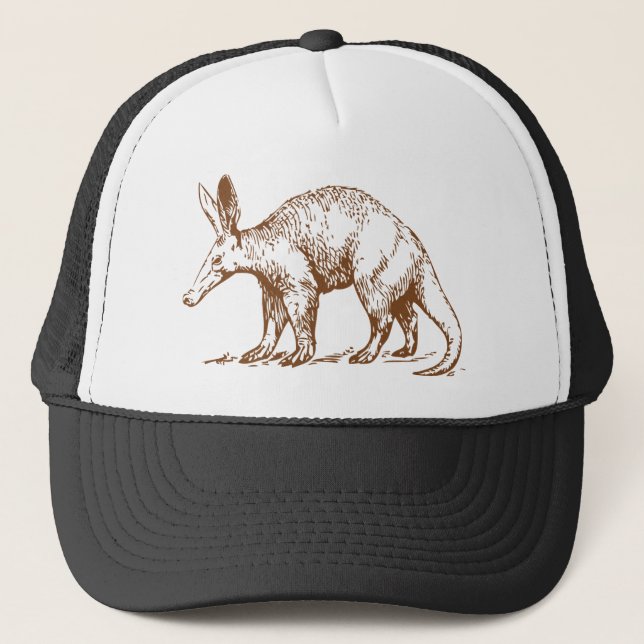 Aardvark Brown Truckerkappe (Vorderseite)
