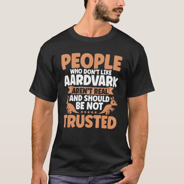 Aardvark Menschen, die Aardvark Aardvark L T-Shirt (Vorderseite)