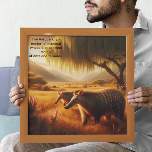 Aardvark Serene Wildlife Harmony Poster (Von Creator hochgeladen)
