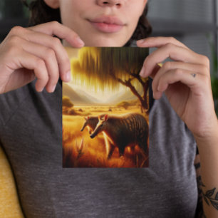 Aardvark Serene Wildlife Harmony Postkarte