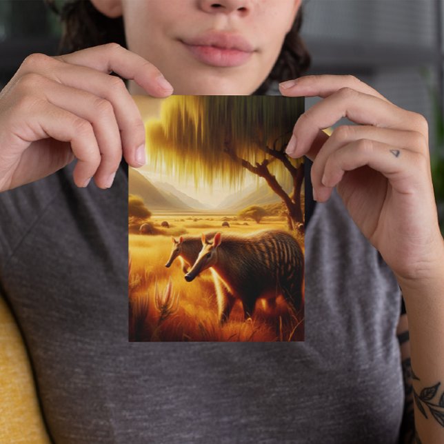 Aardvark Serene Wildlife Harmony Postkarte (Von Creator hochgeladen)