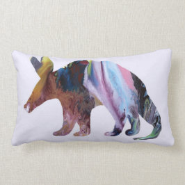 Aardvark-Silhouette Lendenkissen