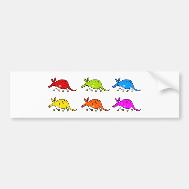 Aardvarks Autoaufkleber (Vorne)