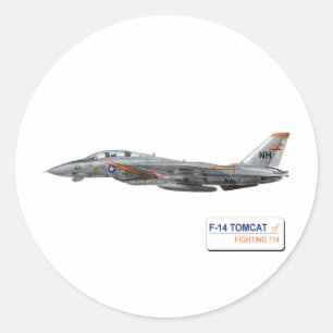 Aardvarks VF-114 Runder Aufkleber