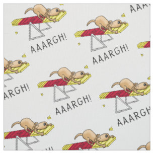 AARGH! Funny dog Agility Tester Stoff
