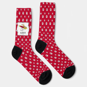 AARGH! Funny verängstigt Hund Agility Teter Socken
