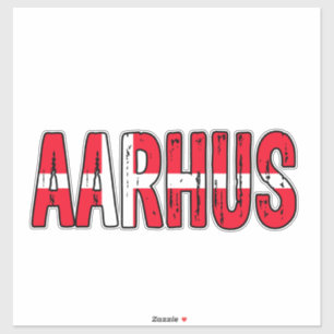 Aarhus Dänemark Aufkleber