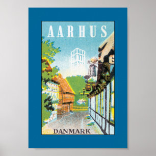 Aarhus Danmark (Grenze) Poster