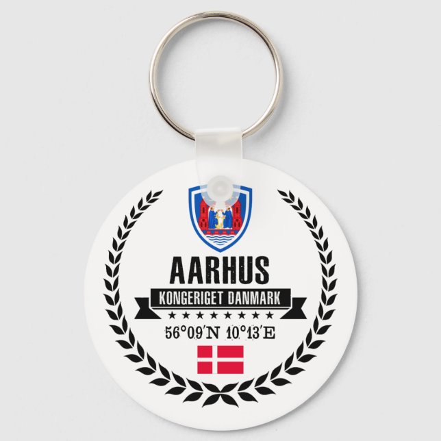 Aarhus Schlüsselanhänger (Vorderseite)