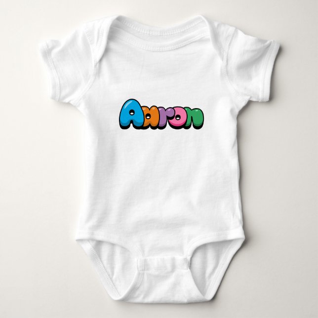 Aaron Baby Strampler (Vorderseite)
