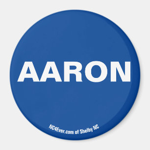 AARON Blue Magnet