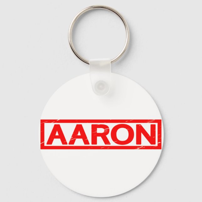 Aaron Briefmarke Schlüsselanhänger (Vorderseite)