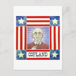 Aaron Copland Postkarte