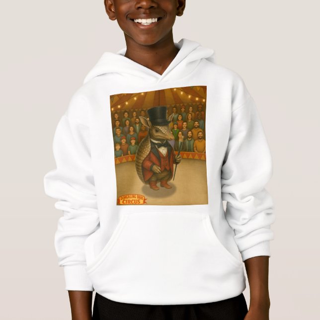 Aaron, der Ansager mit Ameisenbär Hoodie (Vorderseite)