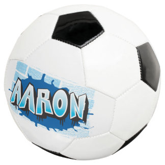 Aaron Ihr Graffiti Name Backstein Wall Soc Fußball