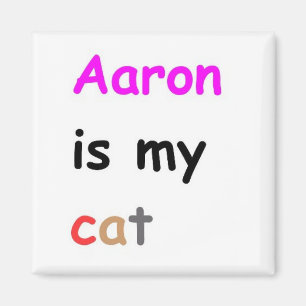 Aaron ist meine Katze Magnet