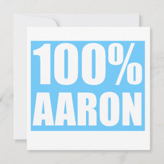 Aaron Name Einladung