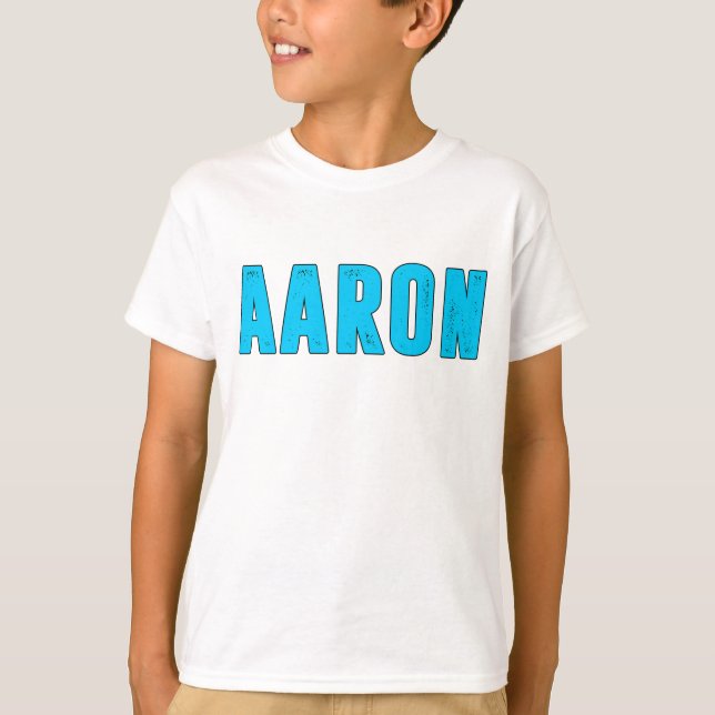 Aaron Name T-Shirt (Vorderseite)