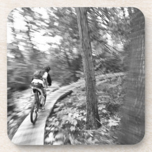 Aaron Rodgers Mountainbiken auf dem Stairway to Getränkeuntersetzer