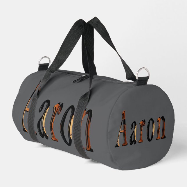 "Aaron und das Spiel des Ruhms" Sein Name Duffle Bag (Linke Seite)