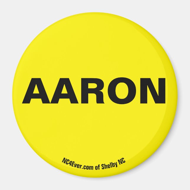 AARON Yellow Magnet (Vorne)