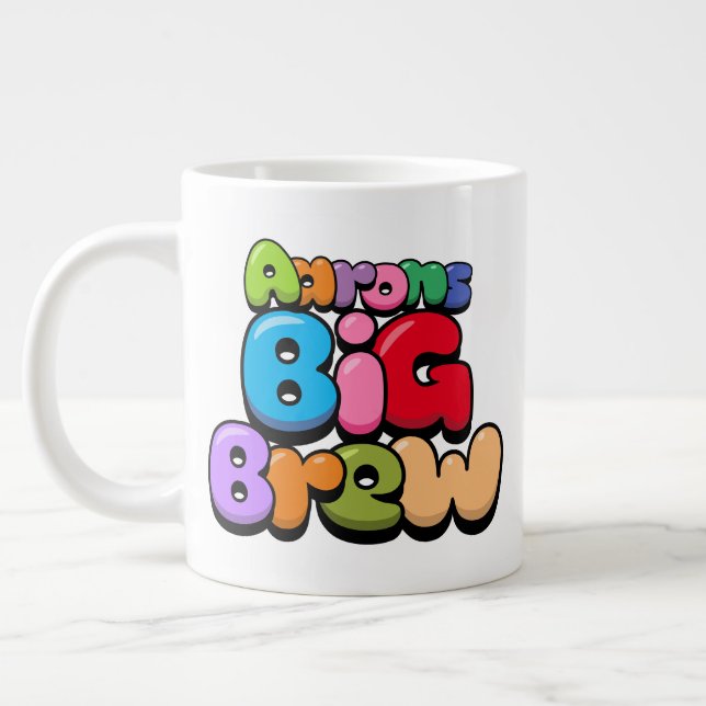 Aarons Big Brew Riesenkaffee Tasse (Links)