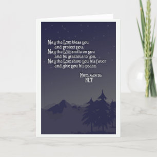 Aaron's Blessing - Greeting Card Karte