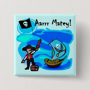 Aarrr Matey T-Shirts und Geschenke Button