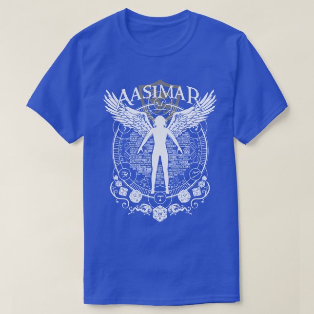Aasimar White T-Shirt (Design vorne)