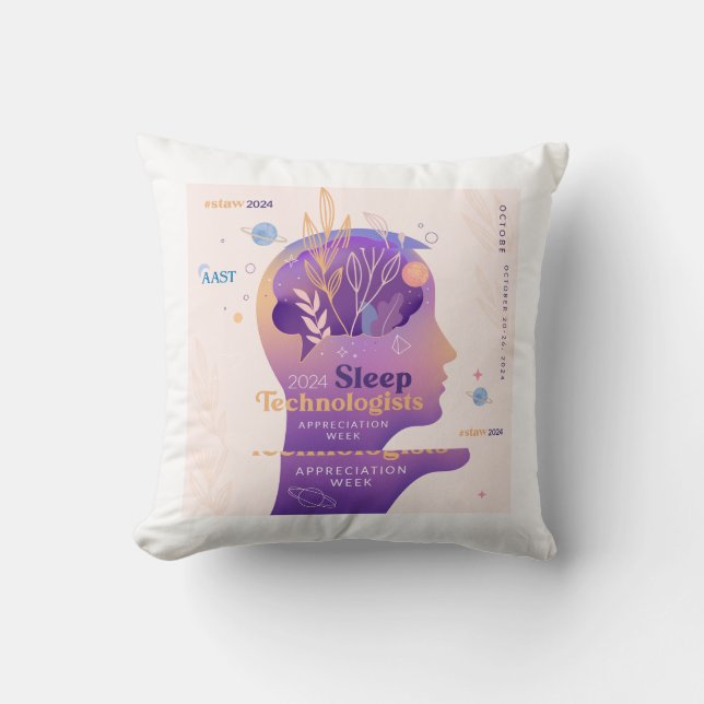 AAST STAW 2024 Throw Kissen (Vorderseite)