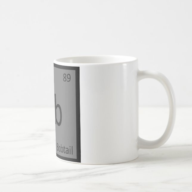 Ab - American Bobtail Chemistry Periodic Table Tasse (Rechts)