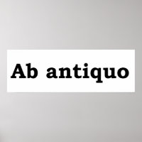 Ab antiquo