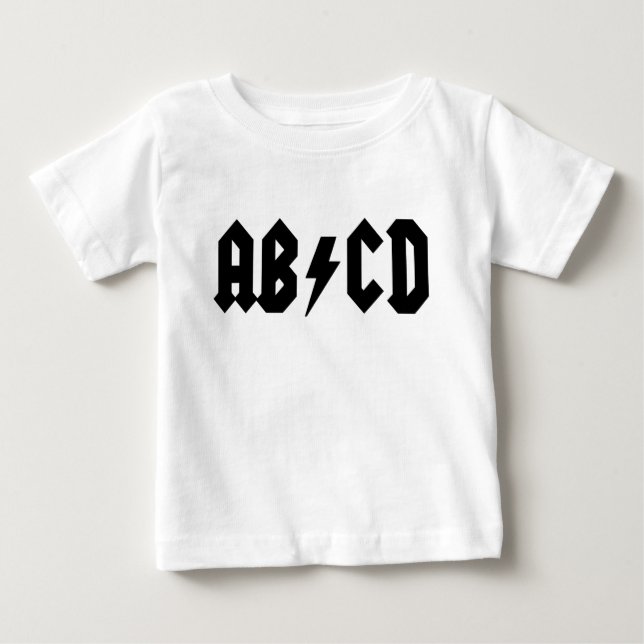 AB/CD Baby-Shirt Baby T-shirt (Vorderseite)