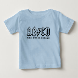 AB/CD - Werden Sie fertig ZU LESEN! Baby T-shirt