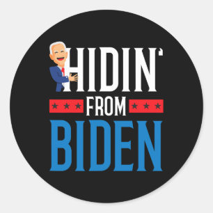Ab den Wahlen 2020 im Biden Donald Trump Runder Aufkleber