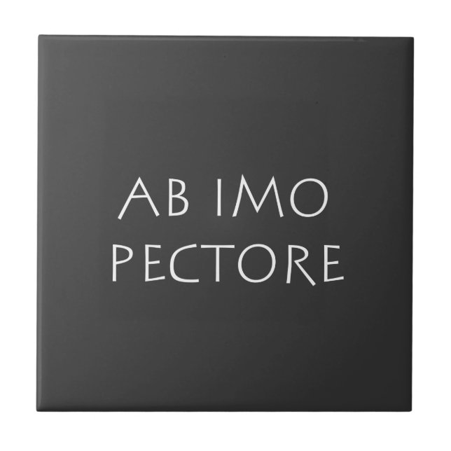 Ab imo pectore fliese (Vorderseite)