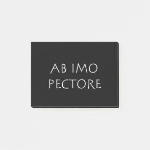 Ab imo pectore post-it klebezettel
