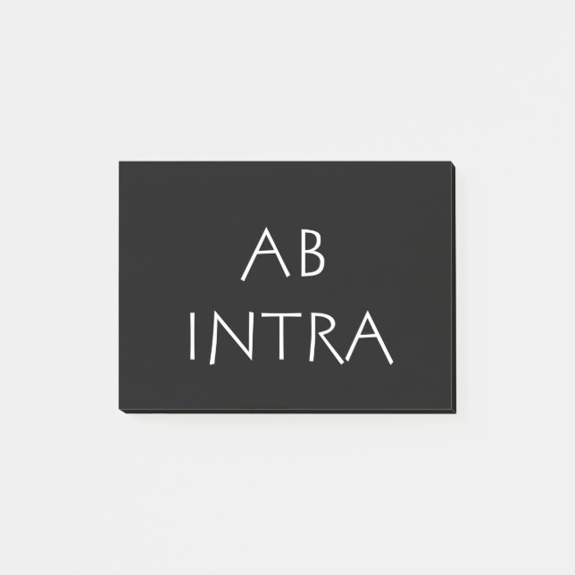 Ab intra post-it klebezettel (Vorderseite)